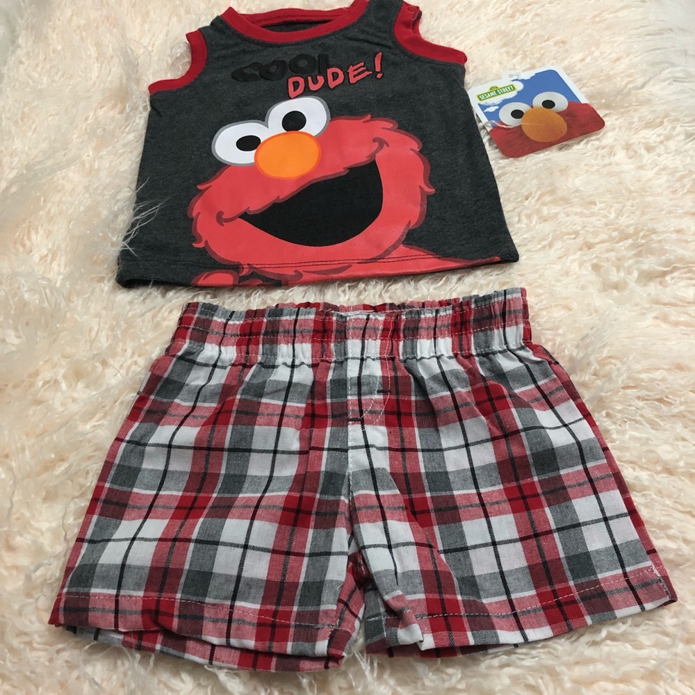 Sesame Street 2-piece Set Size: 0/3 months